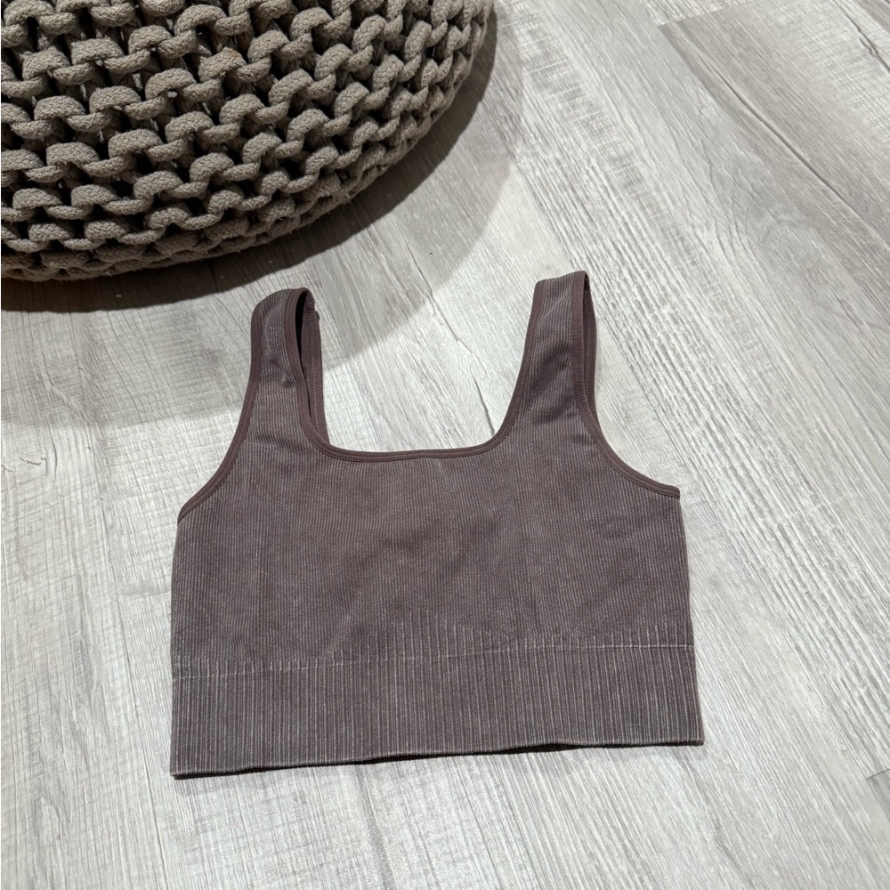 Target Women's Taupe Crop Top